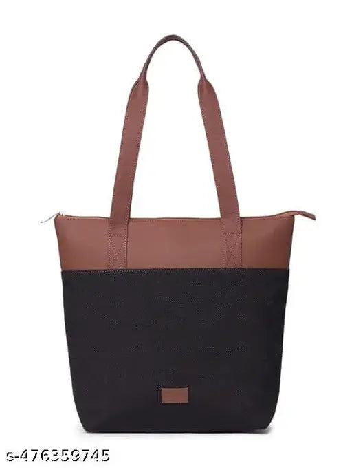 ZOUK Jet Black day to day Tote bag