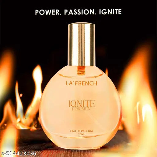 La French Ignite Perfume for Men - 30ml | Long-Lasting & Refreshing Fragrance | Premium Perfume for Daily Wear, Office, Parties & Special Occasions | Bold & Masculine Scent | Perfect Gift for Men