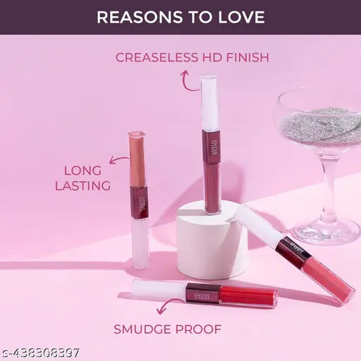Lotus Make-Up Proedit Prep And Swipe Lip Color | With Lip Primer | Longlasting | Smudge proof | PL10 - Rustic Blueberry | 6g