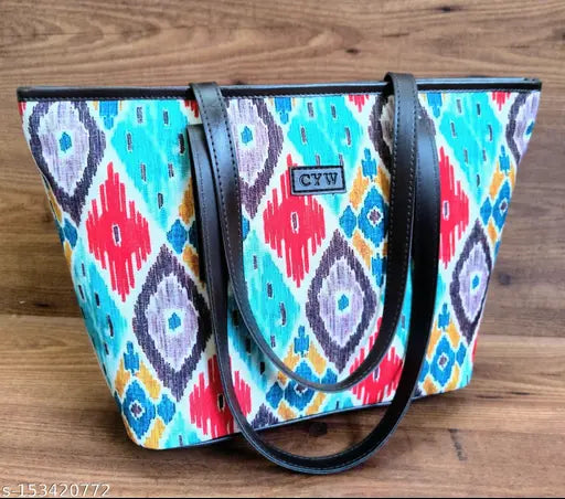 ZIPPERED Cross Body Bags & Sling Bags, Cross Body Bags // Women Multicolor Tote //  Girl's Handbag //  Women's Tote Handbag with Sling | Spacious, Latest and Stylish Hand Purse for Ladies | HandBag ideal for Office, Party & Travel