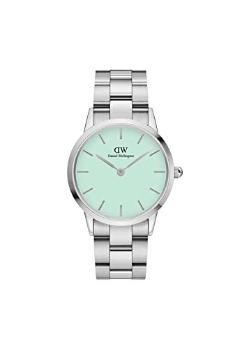 Daniel Wellington Iconic Link Mint 36mm Green Dial Silver Unisex Watch