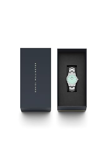 Daniel Wellington Iconic Link Mint 36mm Green Dial Silver Unisex Watch