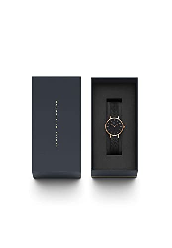 Daniel Wellington Classic Petite Analog Black Dial Women's Watch-DW00100245