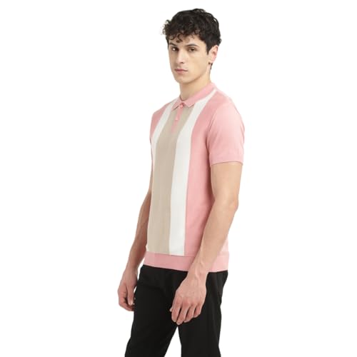 Levi's Men's Cotton Casual Sweater (A6854-0007_Pink