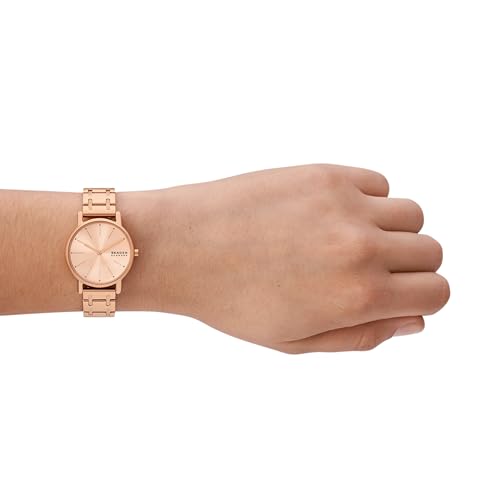 Skagen Analog Rose Gold Dial Women's Watch