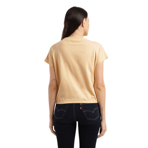 Levi's Women's Regular Fit T-Shirt (Beige)