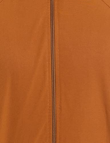 Amazon Brand - Symbol Men's Polyester Windcheater Jacket Medium Mouse Brown