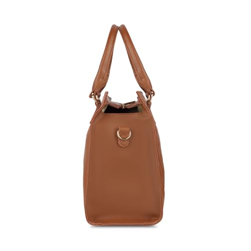 Lavie Women's Stitch Shelly Satchel Bag (Tan)