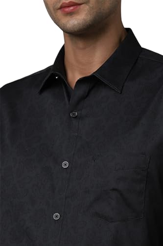 Allen Solly Men's Slim Fit Shirt (ASSFCUSPF847341_Black