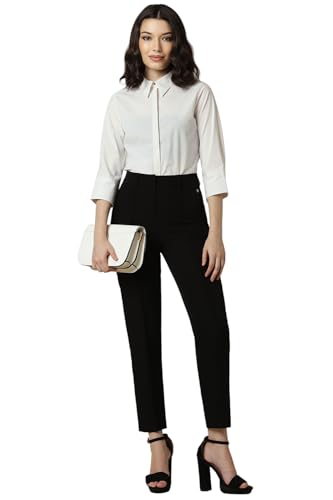 Allen Solly Women's Regular Fit Shirt (White)