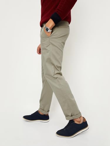 Max Men's Slim Casual Pants (SCCSLFE23904DCBEIGE_Beige