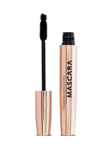 Recode Black Mascara Comes with Argan Oil, Moisturizing Agent, Creamy & Lightweight, Mascara for Women & Girls, Black (8ml)