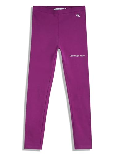 Calvin Klein Girl's Regular Leggings (Purple)