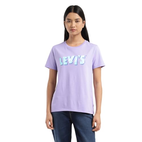 Levi's Women's Regular Fit T-Shirt (Purple)