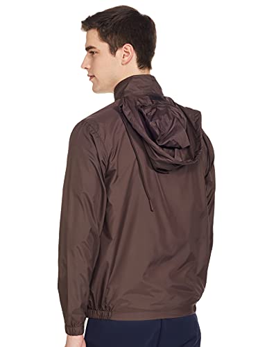 Amazon Brand - Symbol Men's Windcheater Jacket M Brown Chocolate