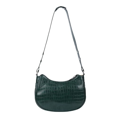 Lino Perros Women Croco Deep Green Shoulder bag