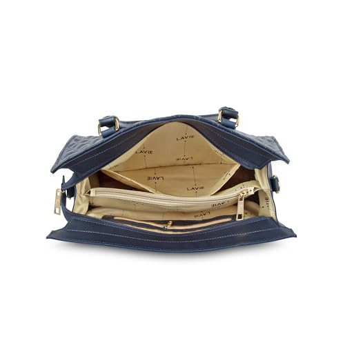 Lavie Women's Stitch Shelly Satchel Bag (Navy)