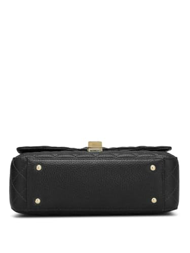 Da Milano Genuine Leather Black Shoulder Bag (00422A-OL) (Small)