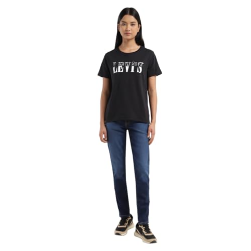 Levi's Women's Regular Fit T-Shirt (Black)