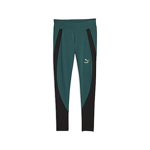 Puma Women's Fitted Leggings (Malachite-Black)