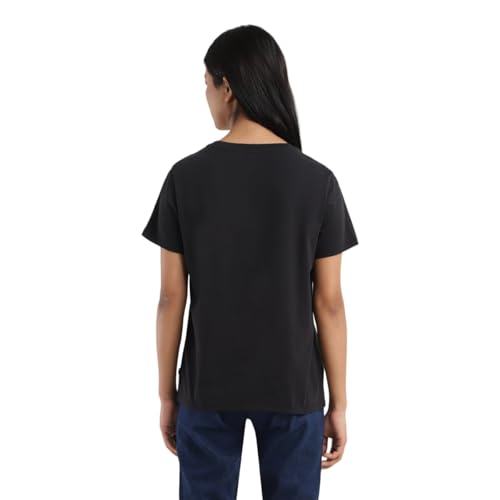 Levi's Women's Regular Fit T-Shirt (Black)