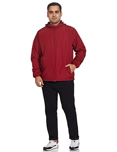 Amazon Brand - Symbol Men's Windcheater (AW20-LW-SY-21_Maroon_S)