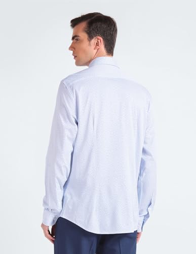 Tommy Hilfiger Men's Slim Fit Shirt (S24HMWT013_Blue M)