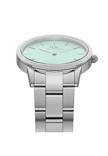 Daniel Wellington Iconic Link Mint 36mm Green Dial Silver Unisex Watch