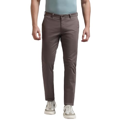Slim Fit  Casual Mouse Solid Khaki - Cultron