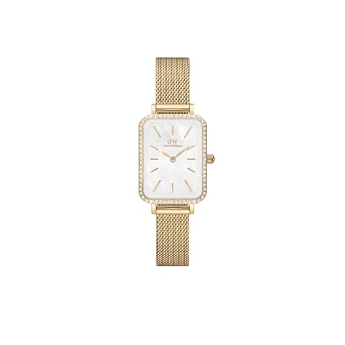 Daniel Wellington Women Analogue Mother of Pearl White Square Dial Watch- DW00100668K