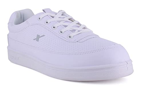 Sparx Men White Grey Casual Shoes