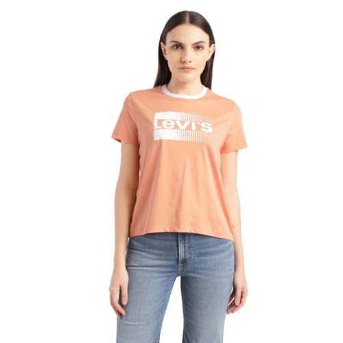 Levi's Women's Regular Fit T-Shirt (Pink)