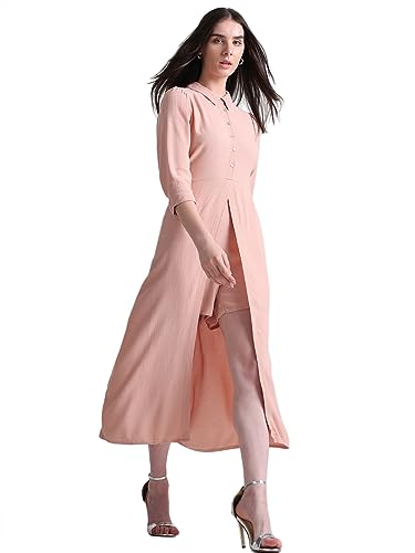 Only Women's Maxi Length Viscose A-Line Pink Dress