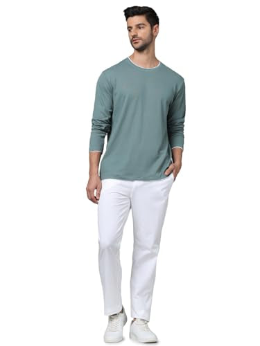 Celio Men White Solid Slim Fit Nylon Casual Trousers (3596656062150, White, 32)