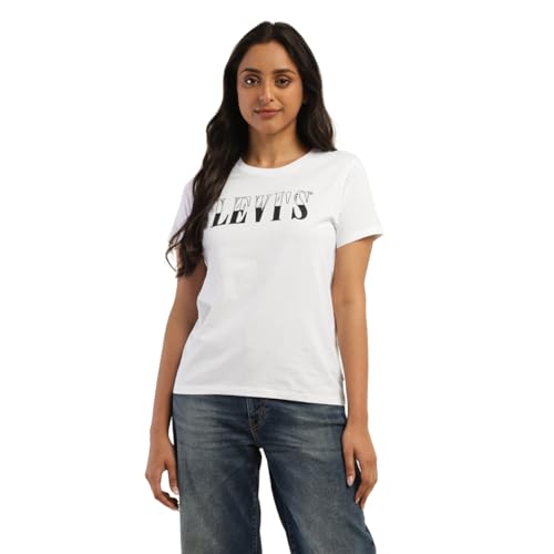 Levi's Women's Regular Fit T-Shirt (White)