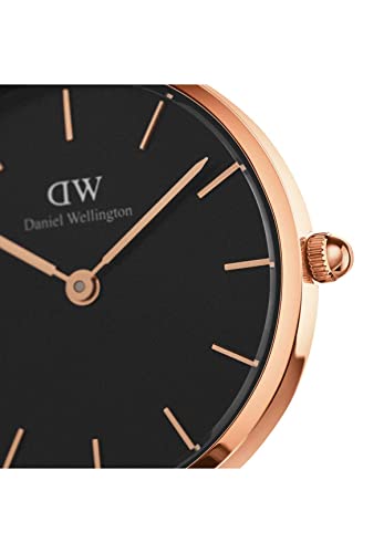 Daniel Wellington Classic Petite Analog Black Dial Women's Watch-DW00100245