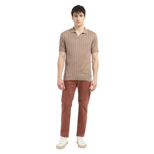 Levi's Men's Cotton Casual Sweater (A6853-0003_Brown