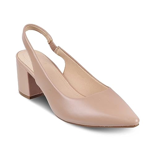 Cordusia-2 Women's Pink Dress Heel Pumps - Classic Elegance for Every Occasion | 3-inch Heel || Size (EU-35/UK-5/US-7)