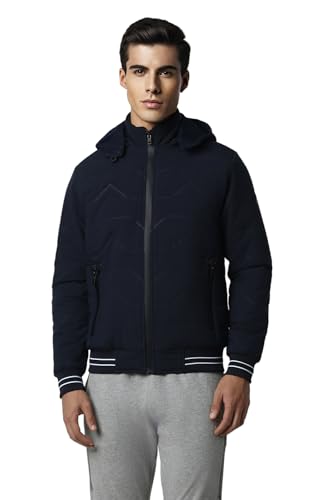 Van Heusen Men's A-Line Coat (VFJKARGFQ32767_Navy