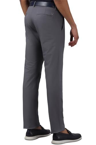 Allen Solly Men's Slim Casual Pants (ASTFQSRF333448_Grey