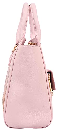 eské Lucie - Genuine Leather Tote Handbag For Women - Spacious Compartments - Work and Travel Bag - Durable - Water Resistant - Adjustable Strap