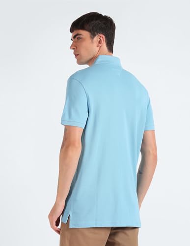 Tommy Hilfiger Men's Regular Fit T-Shirt (S24HMKT225_Blue L)