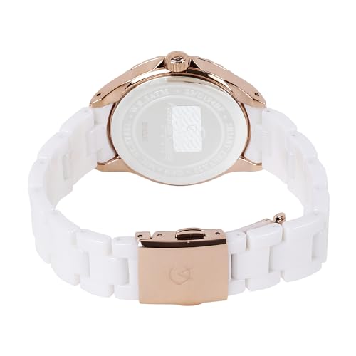 Alexandre Christie Multifunction Watch for Women - White Rose Gold