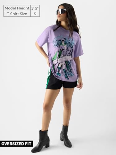 The Souled Store DC: Catastrophic Women Oversized T-Shirts