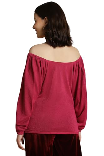 Allen Solly Women's Regular Fit Blouse (Pink)