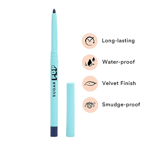 SUGAR POP Complete Matte Kajal Kit-01 Black Kajal+02 Blue Kajal+03 Brown Kajal | Long Lasting l Lasts up to 16 Hours