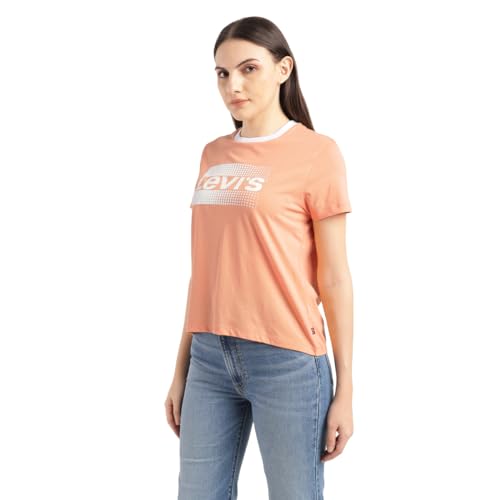Levi's Women's Regular Fit T-Shirt (Pink)