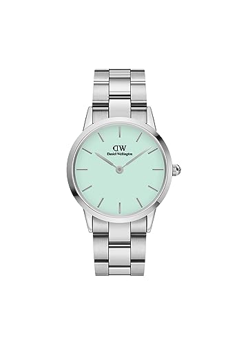 Daniel Wellington Iconic Link Mint 36mm Green Dial Silver Unisex Watch