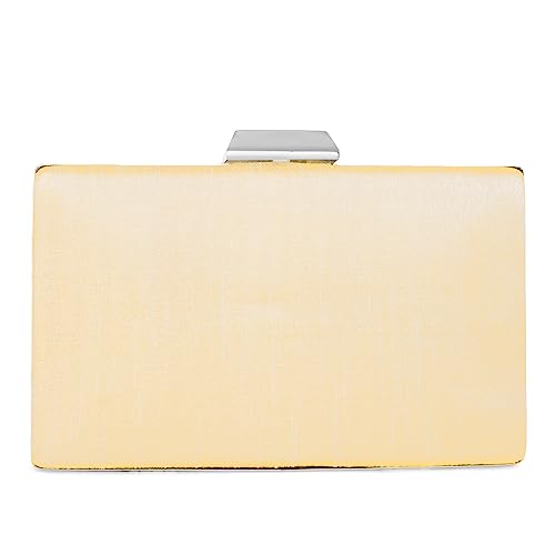 Peora Cream Clutch Purses for Women Handmade Evening Sling Handbag Stylish Bridal Fashion Clutch Bag for Girls