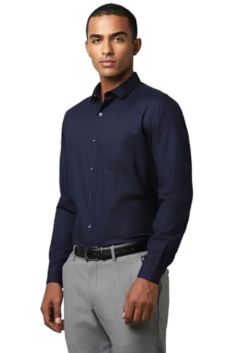 Allen Solly Men's Classic Fit Shirt (ASSFQSPF395603_Blue